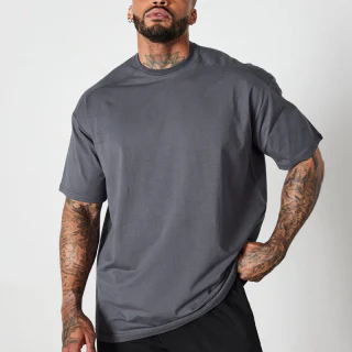Slim-fit cotton/spandex T-shirt · 1
