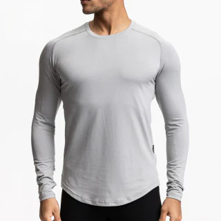Camisa leve de manga comprida para homem, de secagem rápida · 1