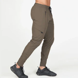 Joggers de poliéster slim fit para hombre · 1