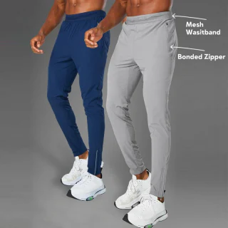 Men's quick-dry lightweight nylon/spandex joggers · 1