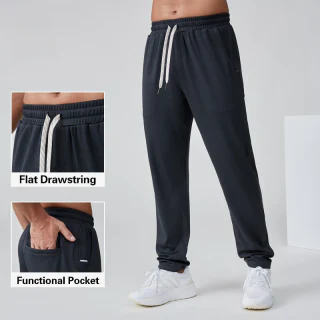 Joggers ligeros de poliéster para hombre · 2