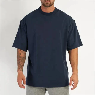 メンズ オーバーサイズ コットン Tシャツ · 1