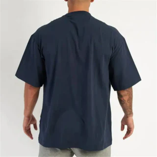 メンズ オーバーサイズ コットン Tシャツ · 3