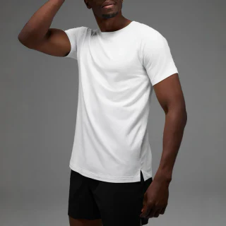 Men's quick-dry crew-neck cotton T-shirt · 1