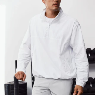 男士輕質半拉鍊尼龍夾克 · 1