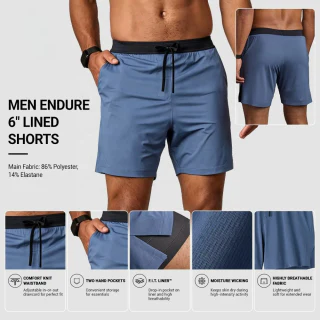 Pantaloncini da uomo in poliestere · 2