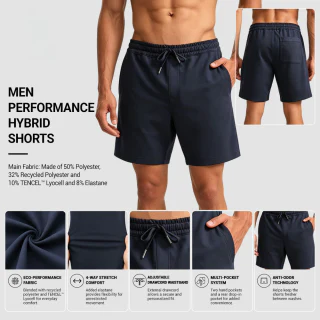 Herren-Shorts aus Polyester · 2