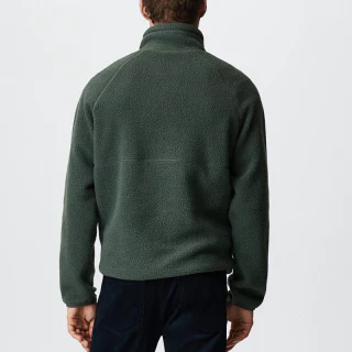 Men's half-zip polyester sweater · 2
