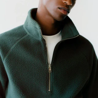 Men's half-zip polyester sweater · 6