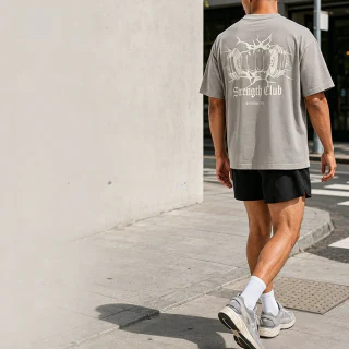 Men's oversized cotton T-shirt · 2
