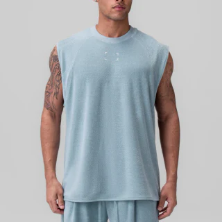 Men's cotton/polyester tank top · 1