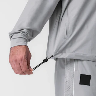 Men's quick-dry lightweight quarter-zip nylon/spandex jacket · 4