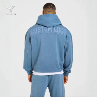Men's cotton hoodie · 1