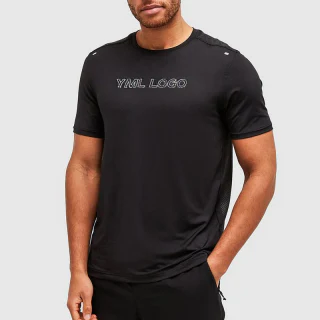 Men's quick-dry polyester/spandex T-shirt · 1