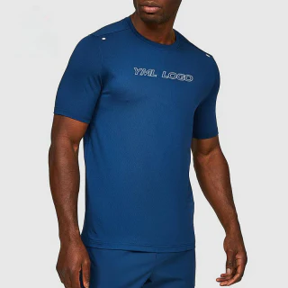 Men's quick-dry polyester/spandex T-shirt · 2
