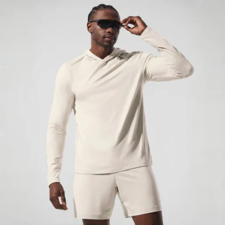 Schnell trocknender Langarm-Hoodie für Herren · 2