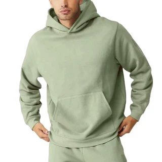 Men's oversized heavyweight cotton hoodie · 2