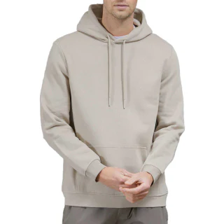 Moletom com capuz masculino de algodão/poliéster de corte justo e pesado · 500 GSM · 3