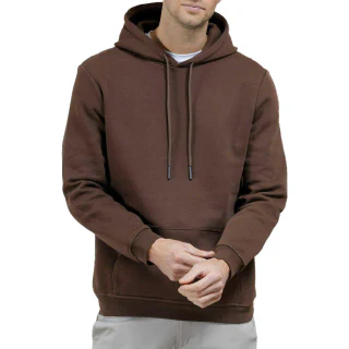 Moletom com capuz masculino de algodão/poliéster de corte justo e pesado · 500 GSM · 4