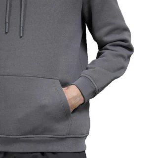 Moletom com capuz masculino de algodão/poliéster de corte justo e pesado · 500 GSM · 6