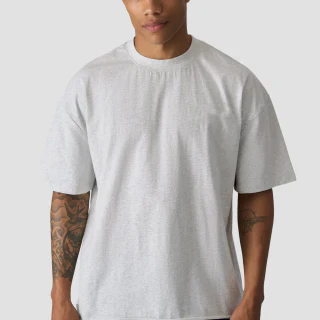 Camiseta oversize de algodón pesado · 2