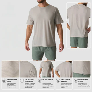 Men's lightweight raglan T-shirt · 2