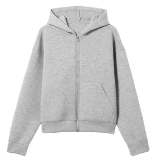 Boxy-Fit-Kapuzenpullover für Herren aus schwerer Baumwolle mit Reißverschluss · 4