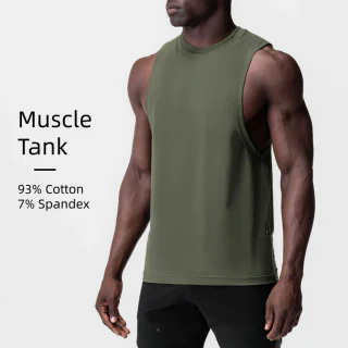 Débardeur homme coton/spandex · 1