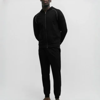 Men's heavyweight zip-up cotton hoodie · 450 GSM · 3