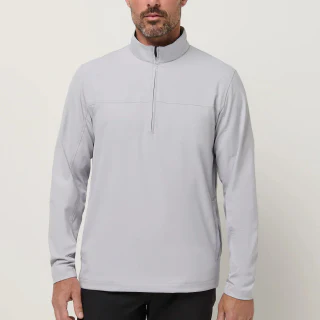 Men's lightweight quarter-zip long-sleeve jacket · 1