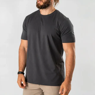 Camiseta masculina de algodão · 1