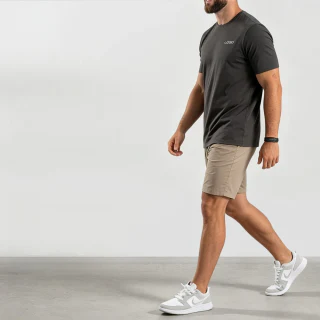 Camiseta masculina de algodão · 2