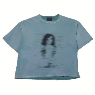 Boxy-fit acid-wash T-shirt · 1