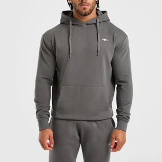 Men's heavyweight cotton/polyester hoodie · 340 GSM · 1