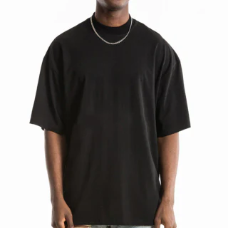 Camiseta masculina oversized de algodão pesado com ajuste quadrado · 6