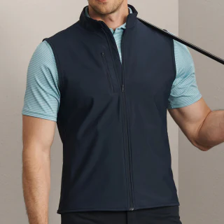 Men's sleeveless crew-neck jacket · 4