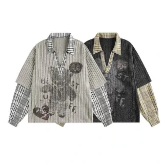 Men's long-sleeve two-piece set · 4