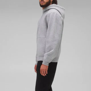 Slim-Fit-Mantel für Herren mit Reißverschluss · 2