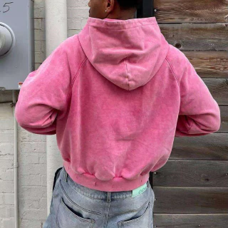 Men's boxy-fit heavyweight quarter-zip cotton hoodie · 3