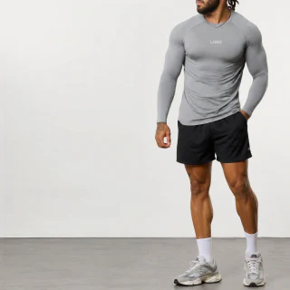 Men's slim-fit long-sleeve shirt · 2