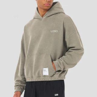 Men's oversized cotton hoodie · 1