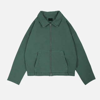 Zip-up cotton jacket · 450 GSM · 4