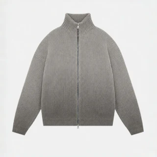 Men's zip-up cardigan · 1