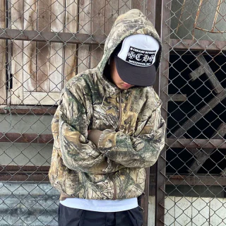 メンズ ジップアップ コットン パーカー · 2