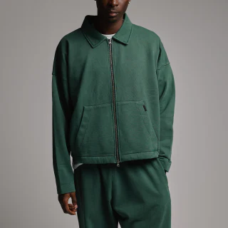 450 GSM Cotton Double-Zip Jacket · 1