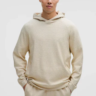 Cotton Waffle Pullover Hoodie · 1