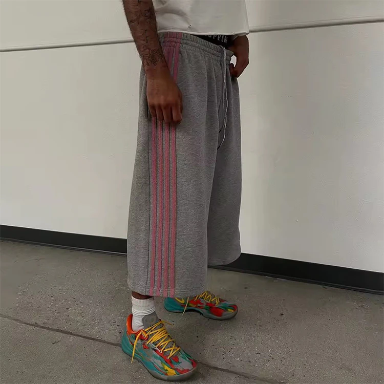 Men's oversized cotton shorts · 2