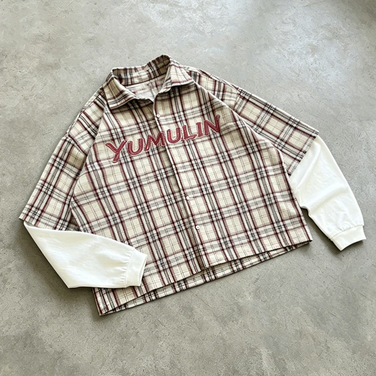 Men's oversized boxy-fit long-sleeve T-shirt