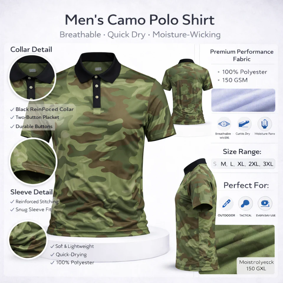 Polo slim fit ad asciugatura rapida · 2
