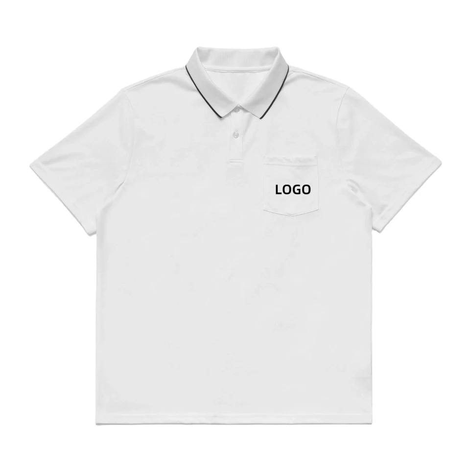 Polyester/spandex polo shirt